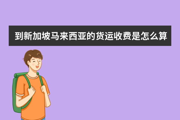 到新加坡马来西亚的货运收费是怎么算的？