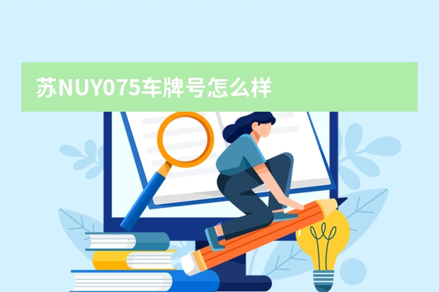 苏NUY075车牌号怎么样