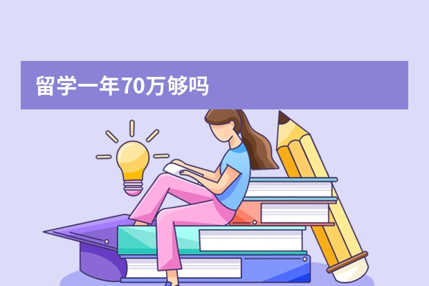 留学一年70万够吗