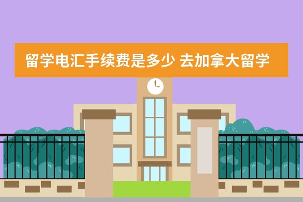 留学电汇手续费是多少 去加拿大留学怎样缴纳相关的费用