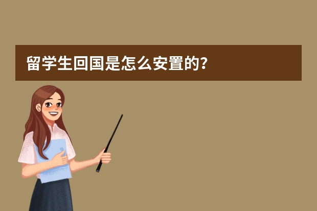 留学生回国是怎么安置的？